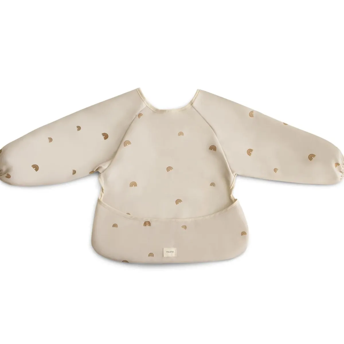 Bibs + Burps-Mushie Long Sleeve Bib