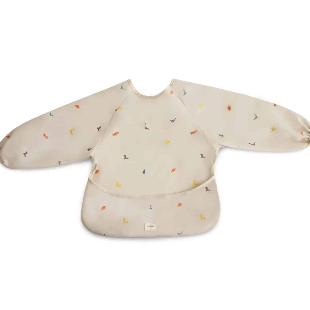 Bibs + Burps-Mushie Long Sleeve Bib
