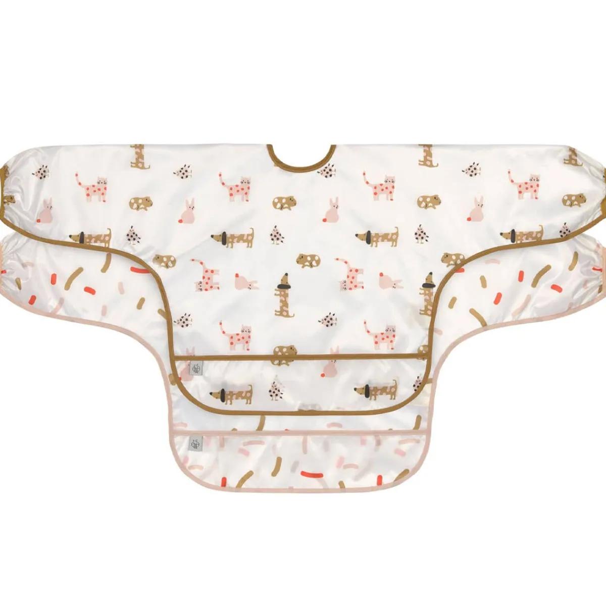 Bibs + Burps-Lassig Long Sleeve Bib (2 Pack)