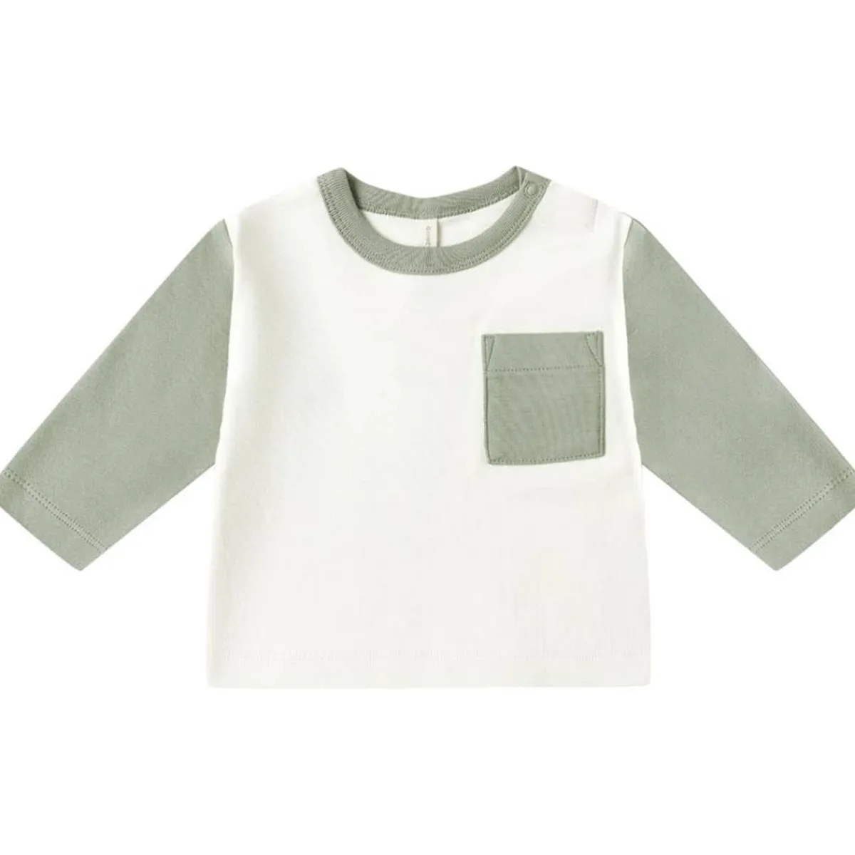 Tops + Tees-Quincy Mae Long Sleeve Raglan Tee