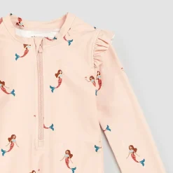 Swimwear-miles the label. Long Sleeve Swimsuit (Baby)