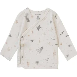 Tops + Tees-Noppies Long Sleeve Tee Brooks Whisper White