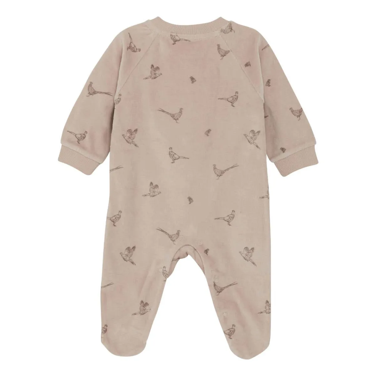 Rompers-Fixoni Long Sleeve Velour Romper