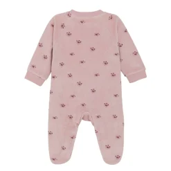 Rompers-Fixoni Long Sleeve Velour Romper
