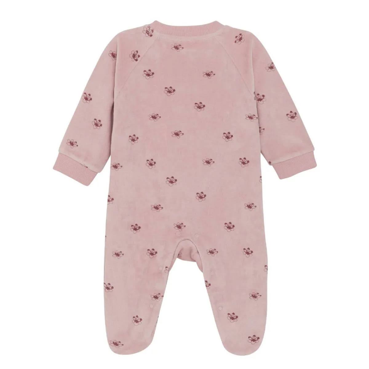 Rompers-Fixoni Long Sleeve Velour Romper