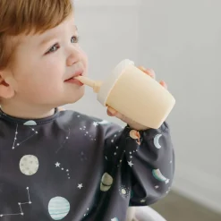 Bibs + Burps-LouLou Lollipop Long Sleeve Waterproof Bib
