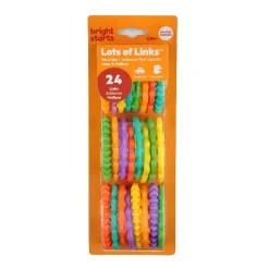 Grasping Toys|Pacifiers + Clips-Bright Starts Lots-of-Links