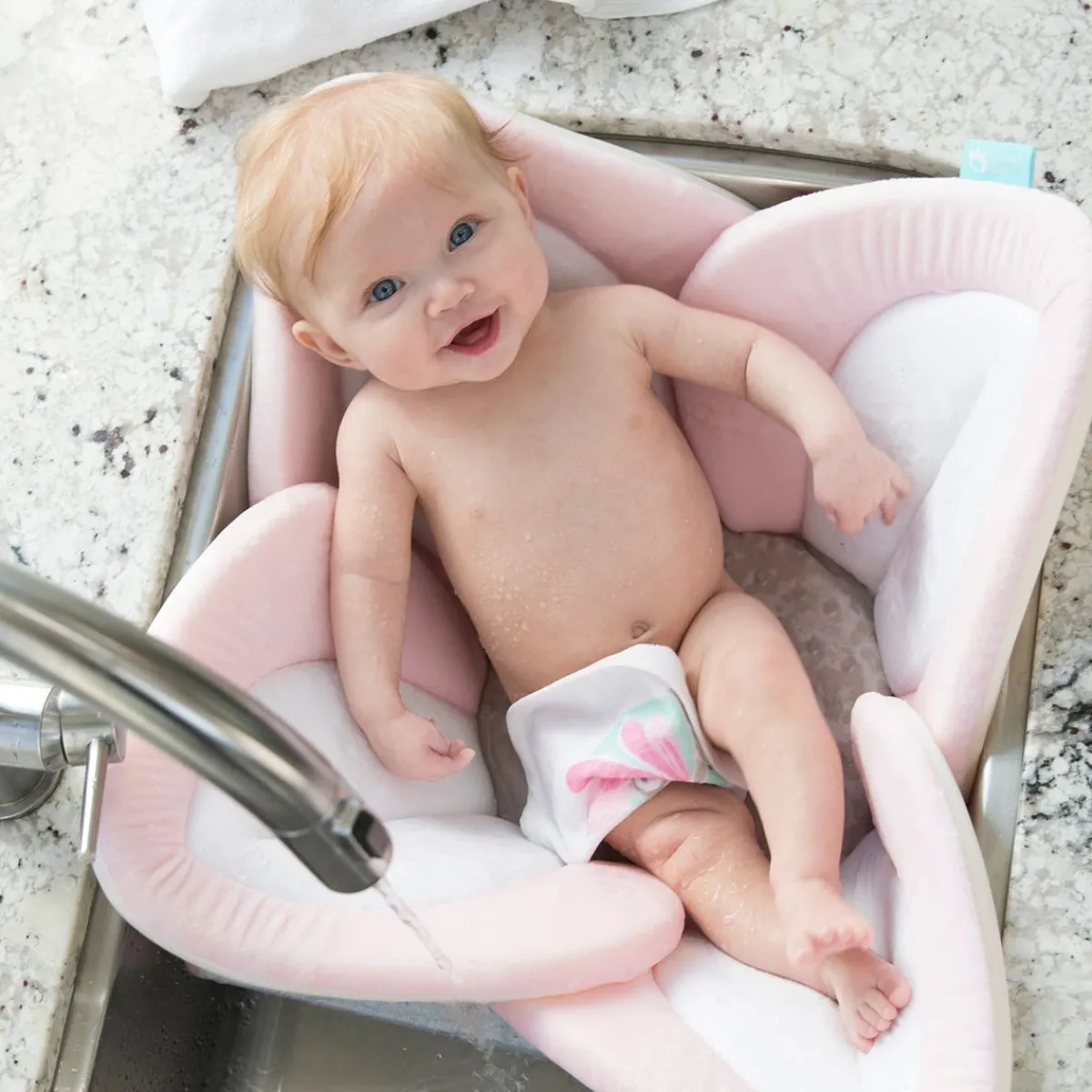 Sink Liners + Bath Dividers-Blooming Baby Lotus Bath