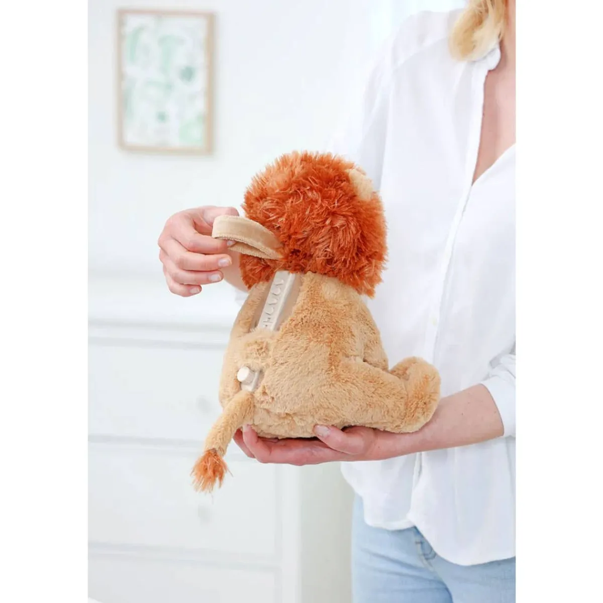 Plush Animals|Sound + Light Machines-Cloud B Louis the Lion Smart Sensor