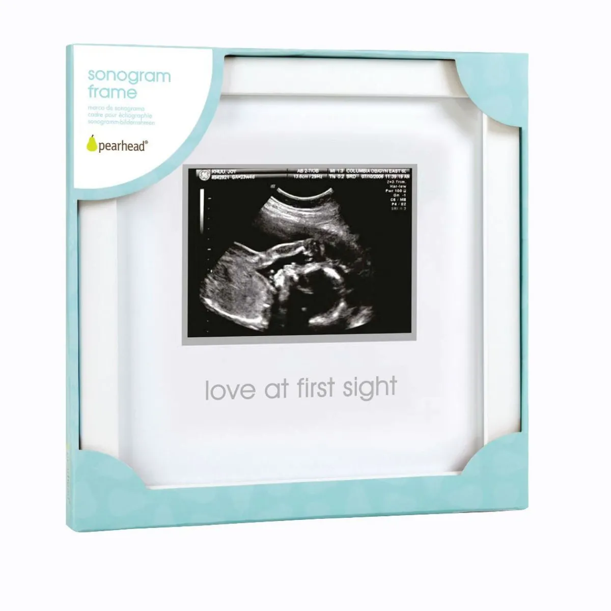Decorative Objects-Pearhead Love At First Sight Sonogram Frame