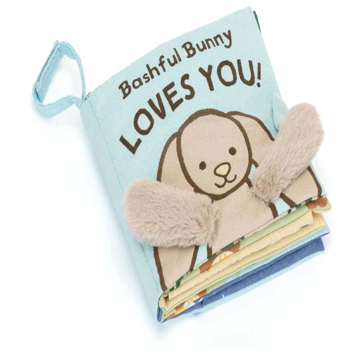 Infant Soft Books-Jellycat Loves You Cloth Book