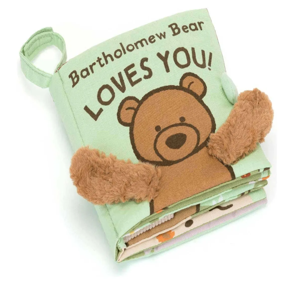 Infant Soft Books-Jellycat Loves You Cloth Book