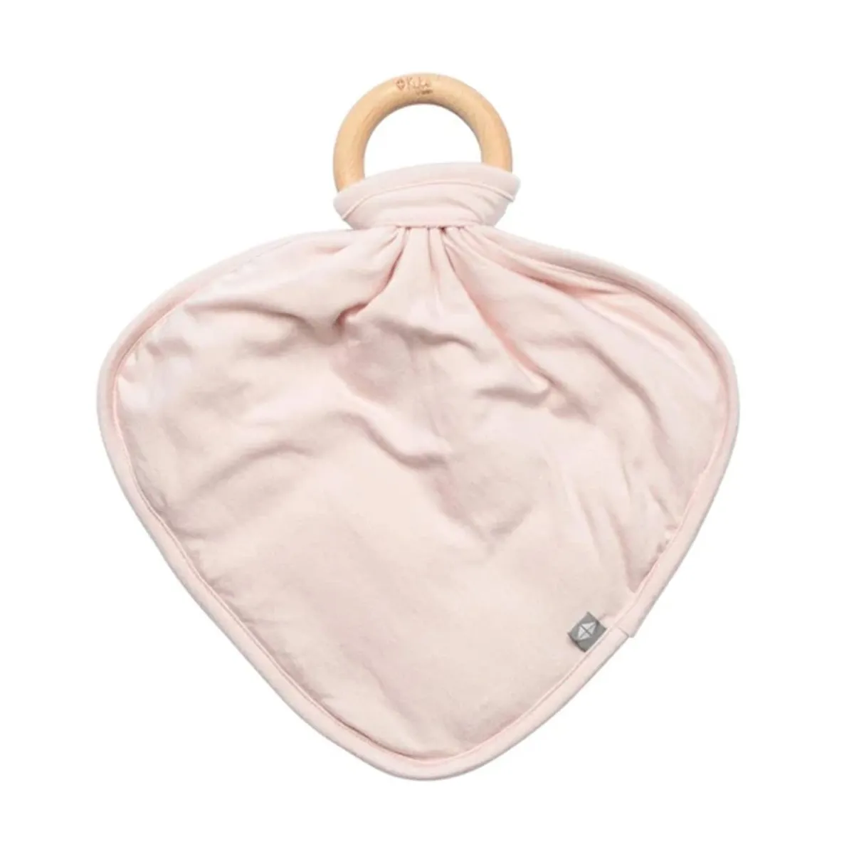 Teething Blankies|Wooden Rattles + Teethers-Kyte Baby Lovey with Wooden Teething Ring