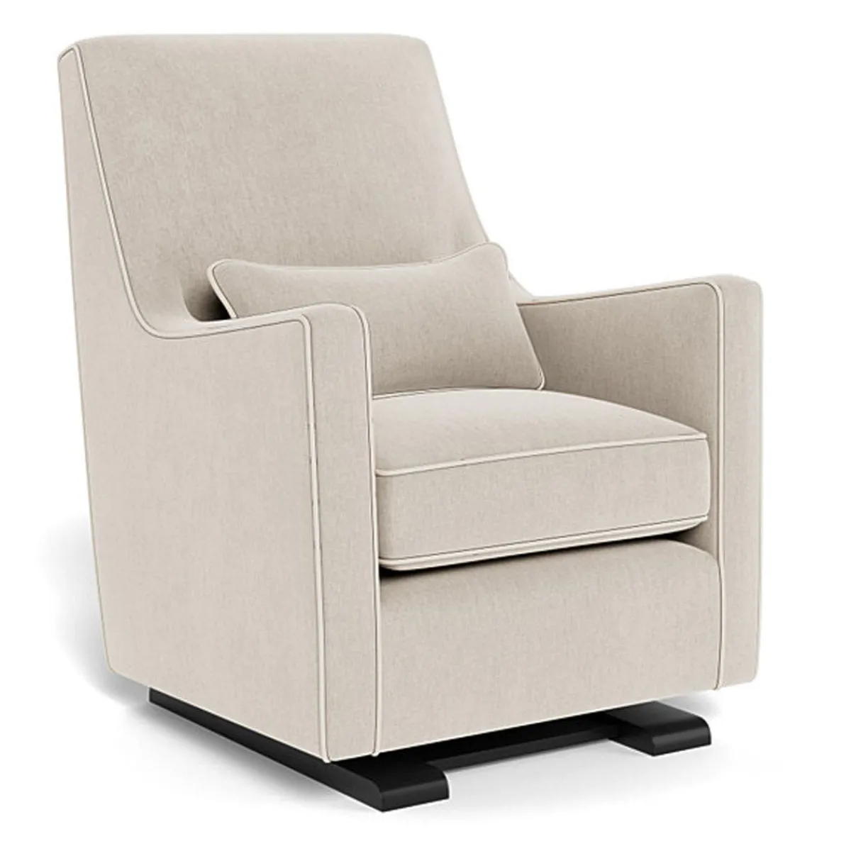 Gliders-Monte Design Luca Glider - Fabric with Espresso Base