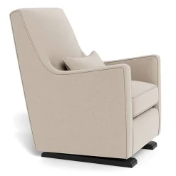 Gliders-Monte Design Luca Glider - Wool Fabric with Espresso Base