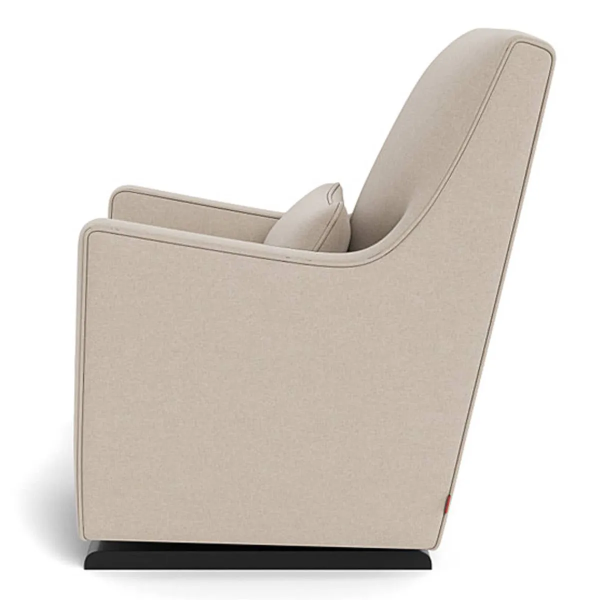 Gliders-Monte Design Luca Glider - Wool Fabric with Espresso Base