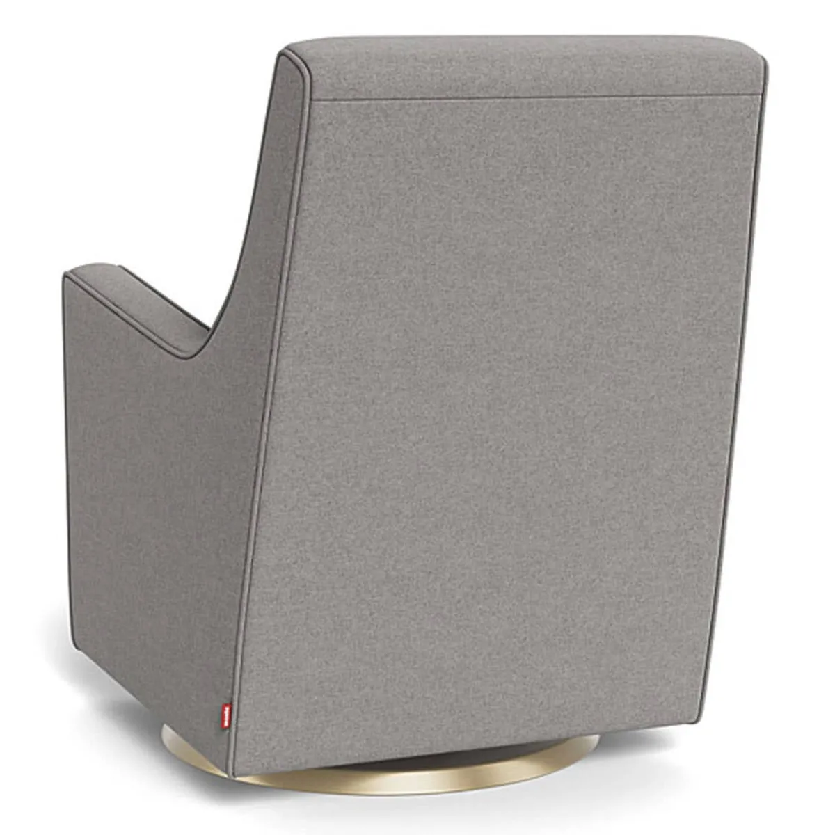 Gliders-Monte Design Luca Glider - Wool Fabric with Swivel Base