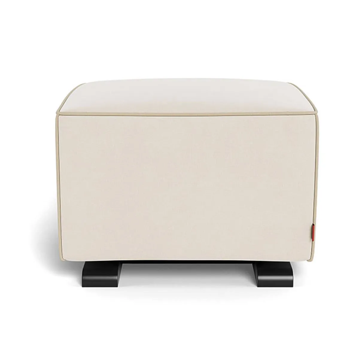 Ottomans-Monte Design Luca Ottoman - European Fabric with Espresso Base