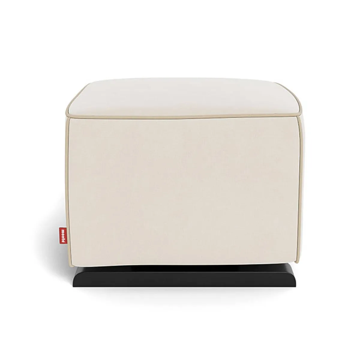 Ottomans-Monte Design Luca Ottoman - European Fabric with Espresso Base