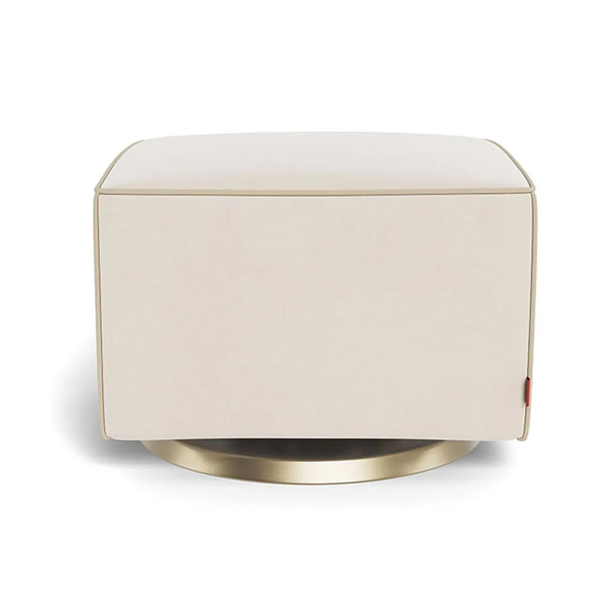 Ottomans-Monte Design Luca Ottoman - European Fabric with Swivel Base
