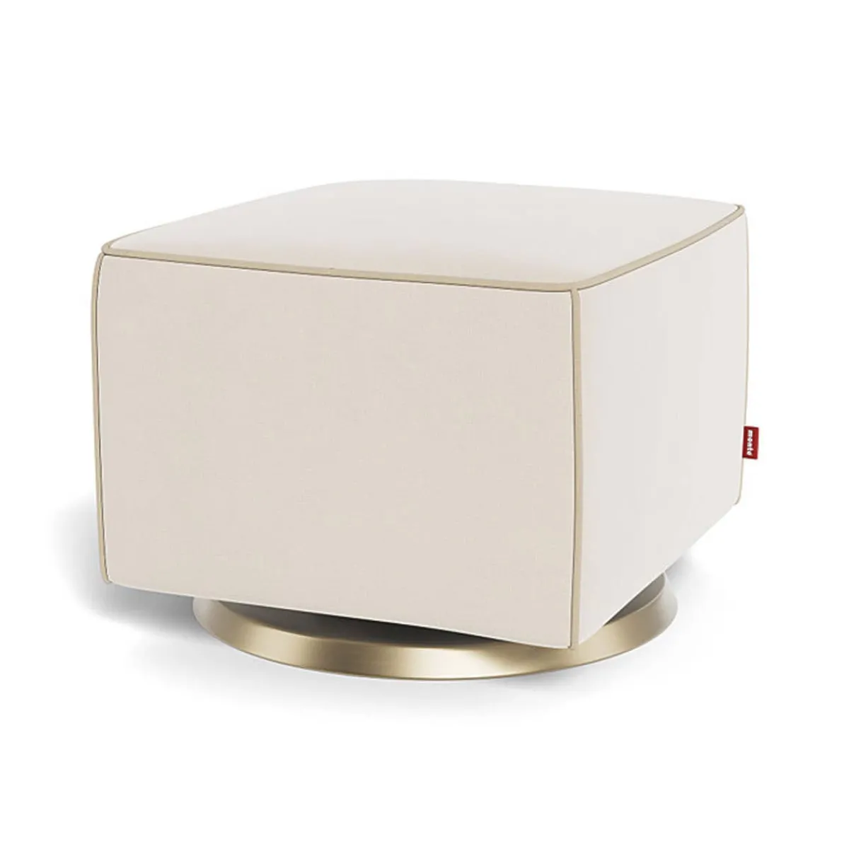 Ottomans-Monte Design Luca Ottoman - European Fabric with Swivel Base