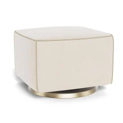 Ottomans-Monte Design Luca Ottoman - European Fabric with Swivel Base