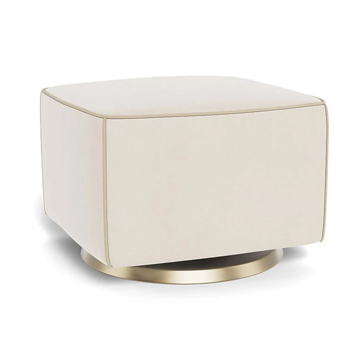 Ottomans-Monte Design Luca Ottoman - European Fabric with Swivel Base