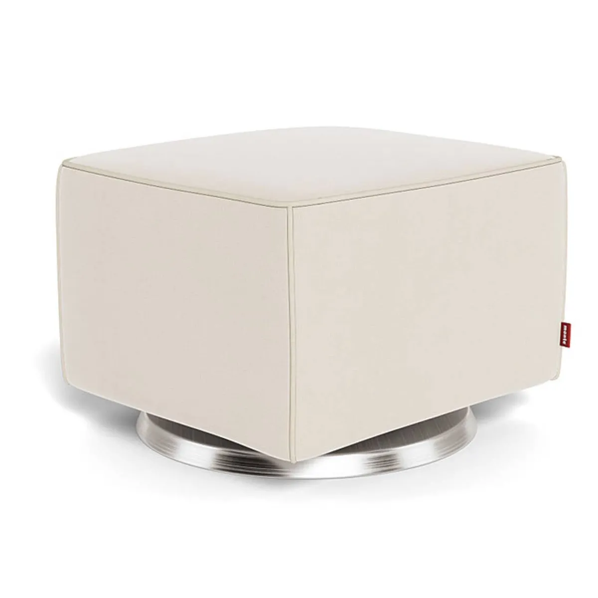 Ottomans-Monte Design Luca Ottoman - European Fabric with Swivel Base