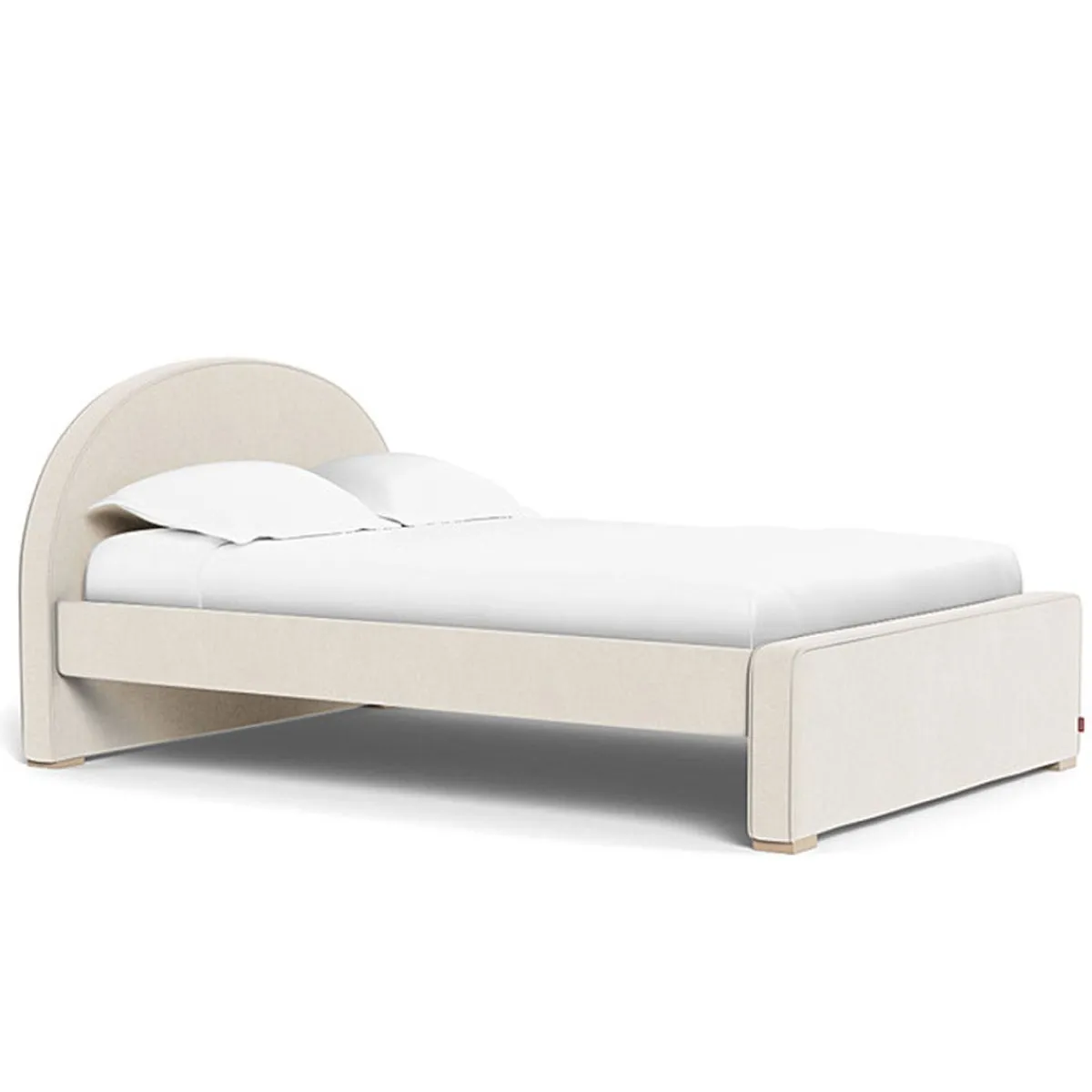 Double Beds-Monte Design Luna Double Bed - Fabric - High HB + Low FB