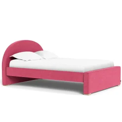 Double Beds-Monte Design Luna Double Bed - Fabric - High HB + Low FB
