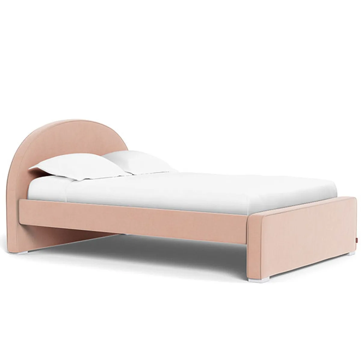 Double Beds-Monte Design Luna Double Bed - Fabric - High HB + Low FB