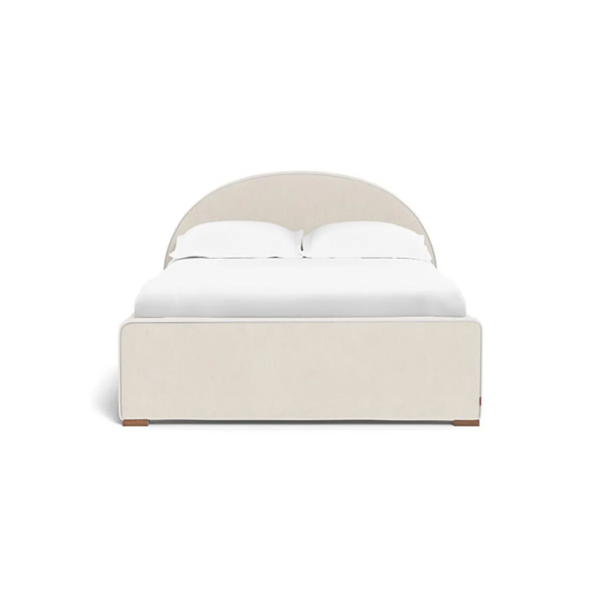 Double Beds-Monte Design Luna Double Bed - Fabric - High HB + Low FB