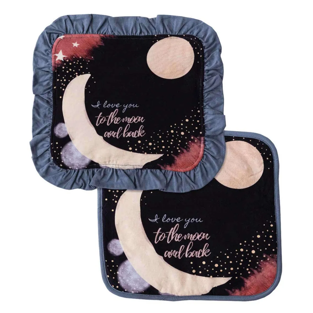 Blankets-Earth Baby Outfitters Luxe Tencel Security Blanket (2 Pack)
