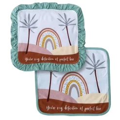 Blankets-Earth Baby Outfitters Luxe Tencel Security Blanket (2 Pack)