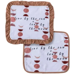 Blankets-Earth Baby Outfitters Luxe Tencel Security Blanket (2 Pack)