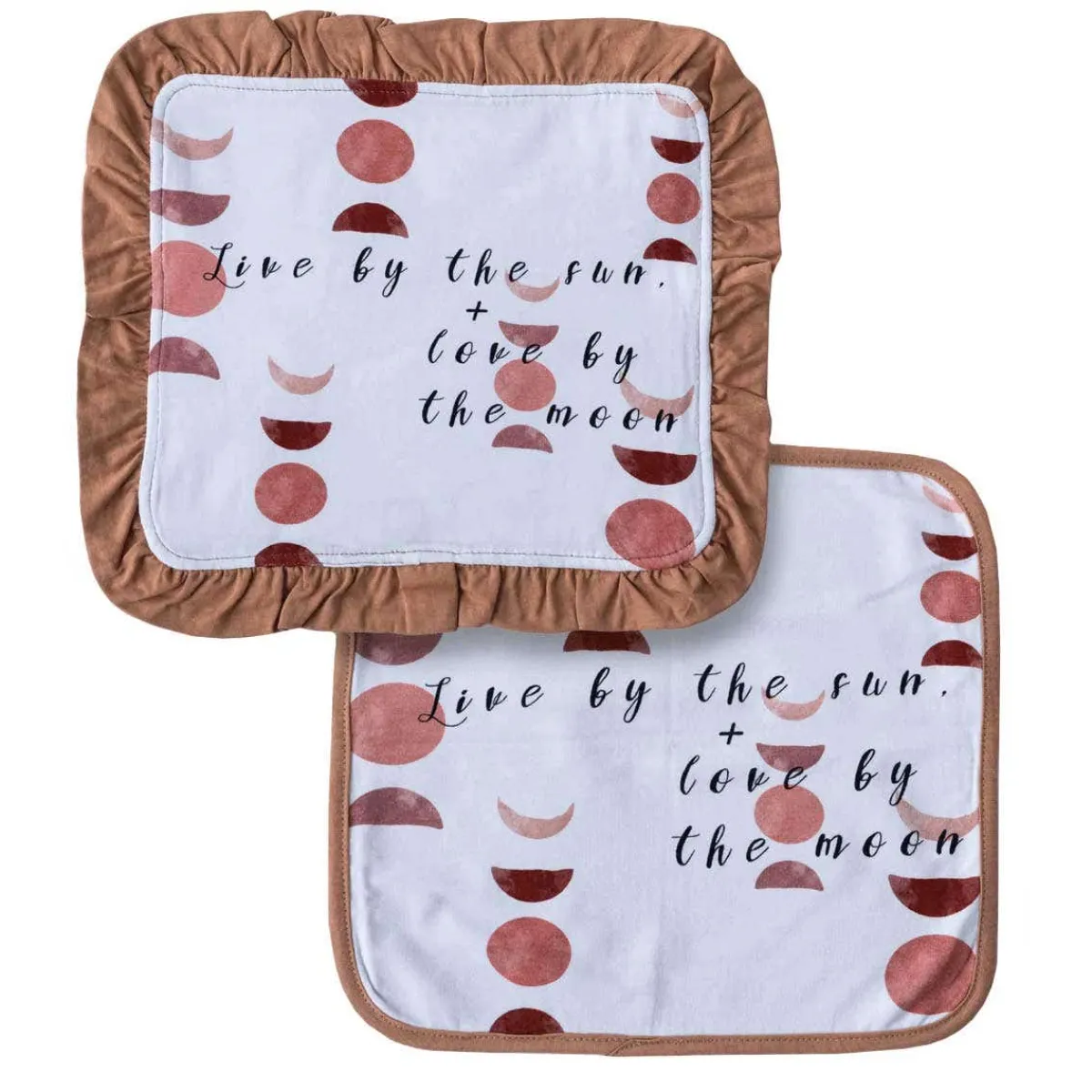Blankets-Earth Baby Outfitters Luxe Tencel Security Blanket (2 Pack)