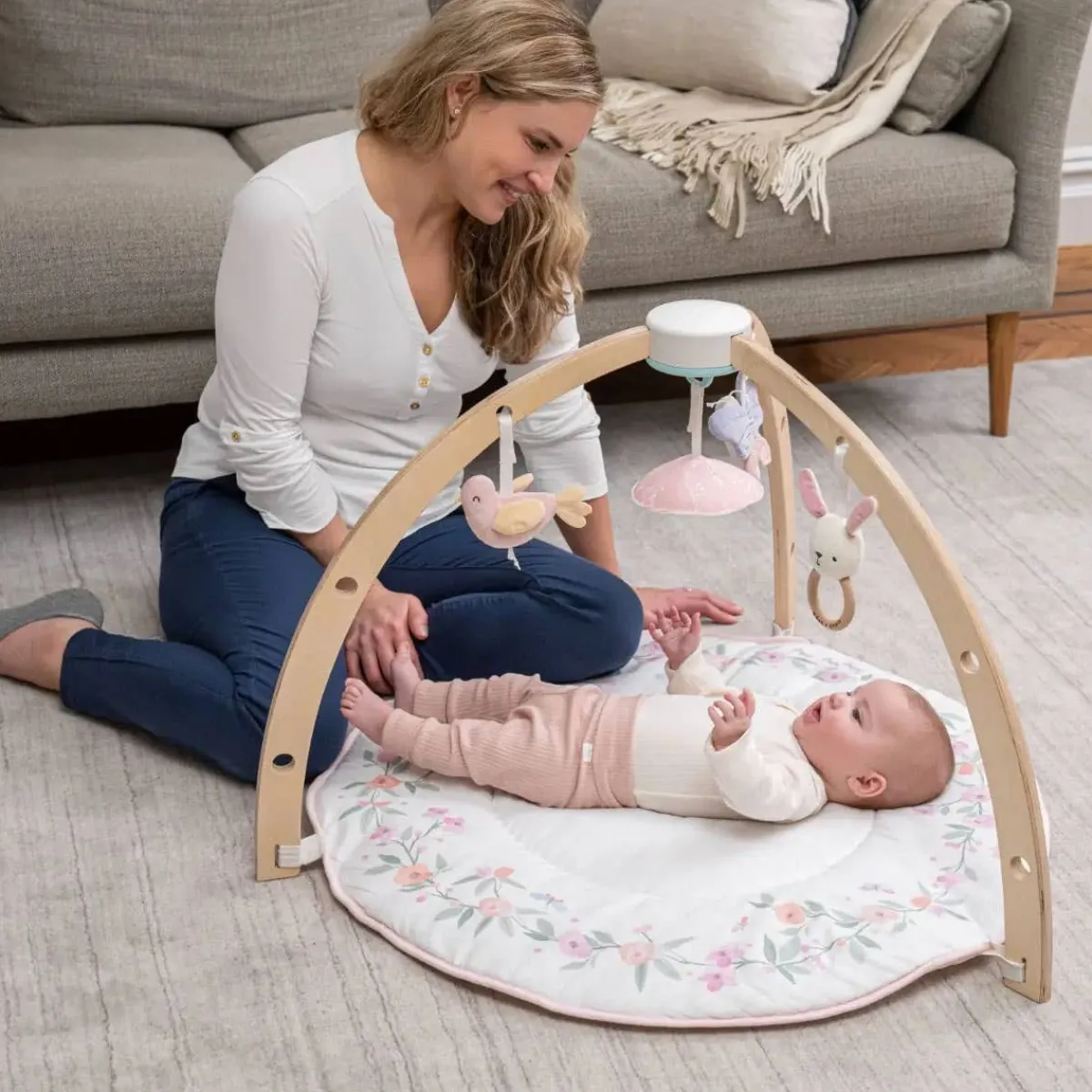 Wooden Toys|Activity Gyms-aden + anais Ma Fleur Play + Discover Activity Gym