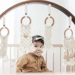 Wooden Toys|Activity Gyms-finn + emma Macrame Play Gym