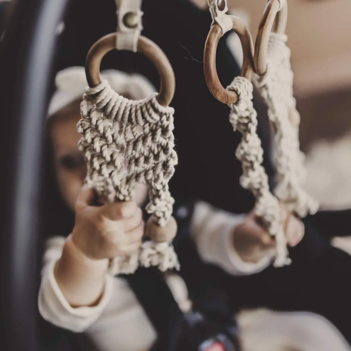 Wooden Toys|Activity Gyms-finn + emma Macrame Play Gym