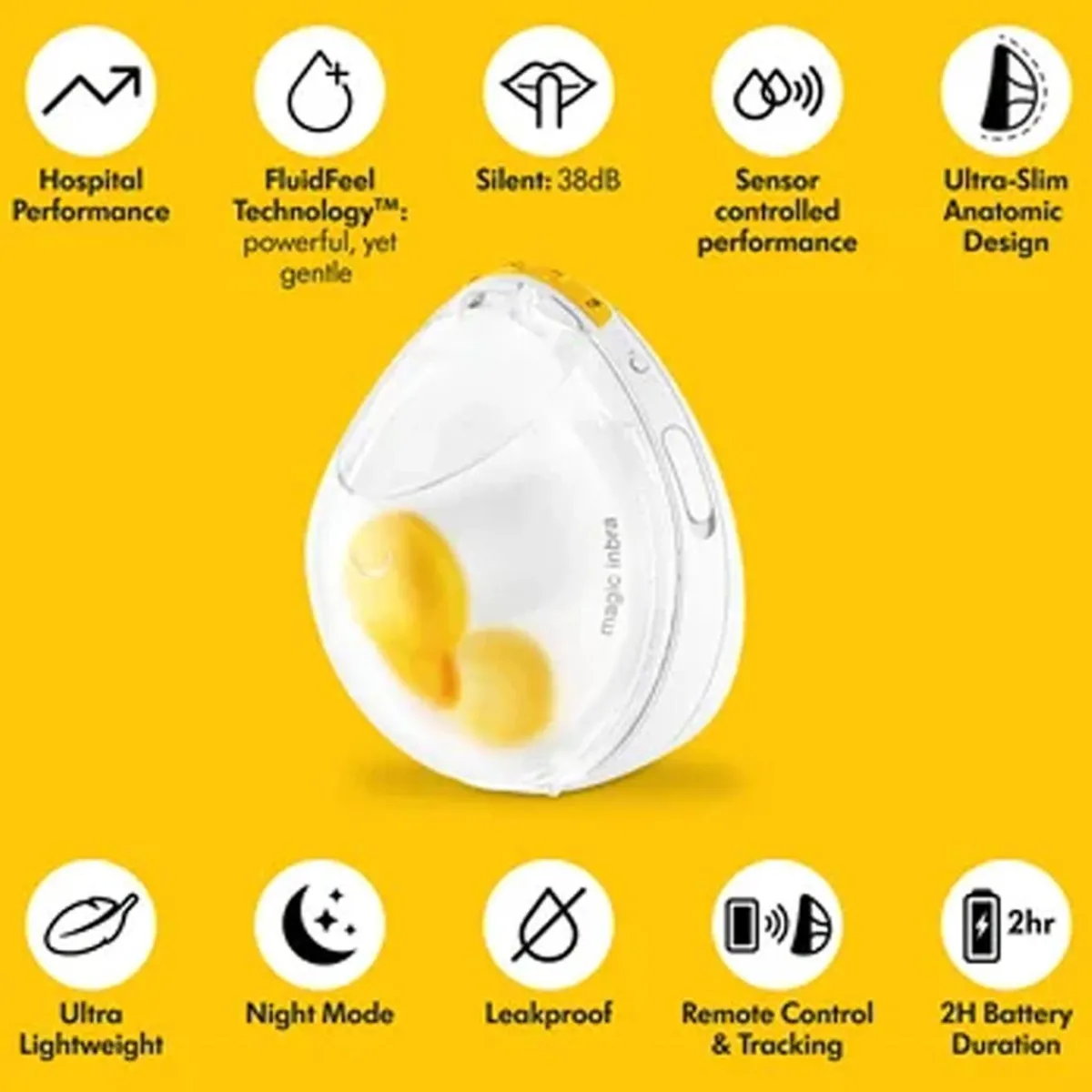 Breast Pumps + Accessories-Medela Magic InBra Wearable Breast Pump