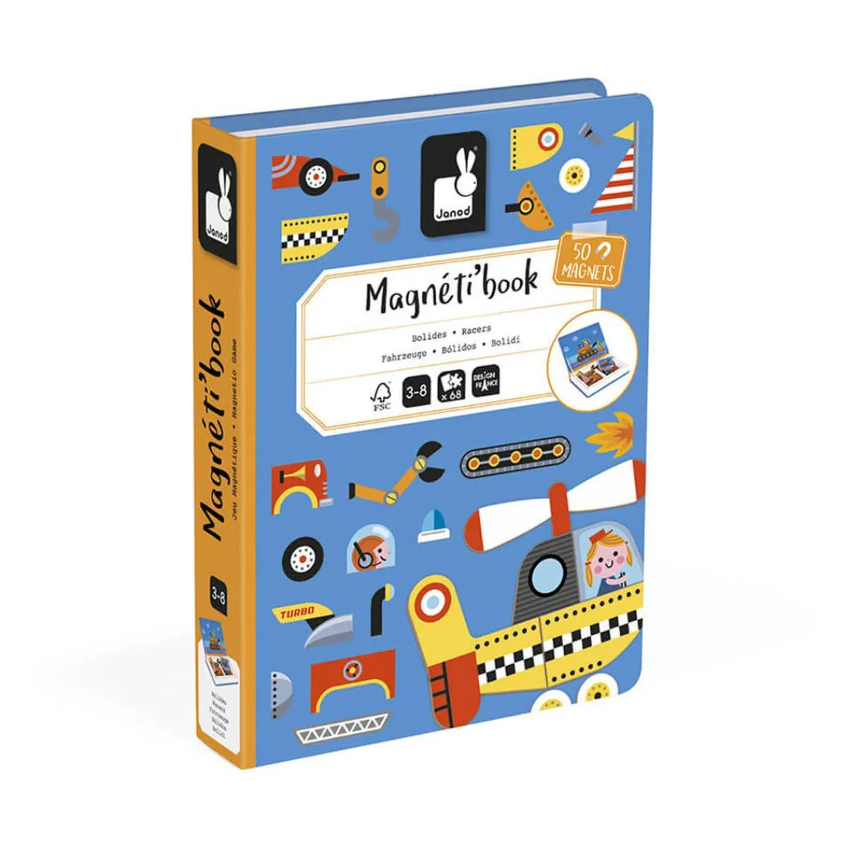 Puzzles|Memory Games-Janod MagnetiBook