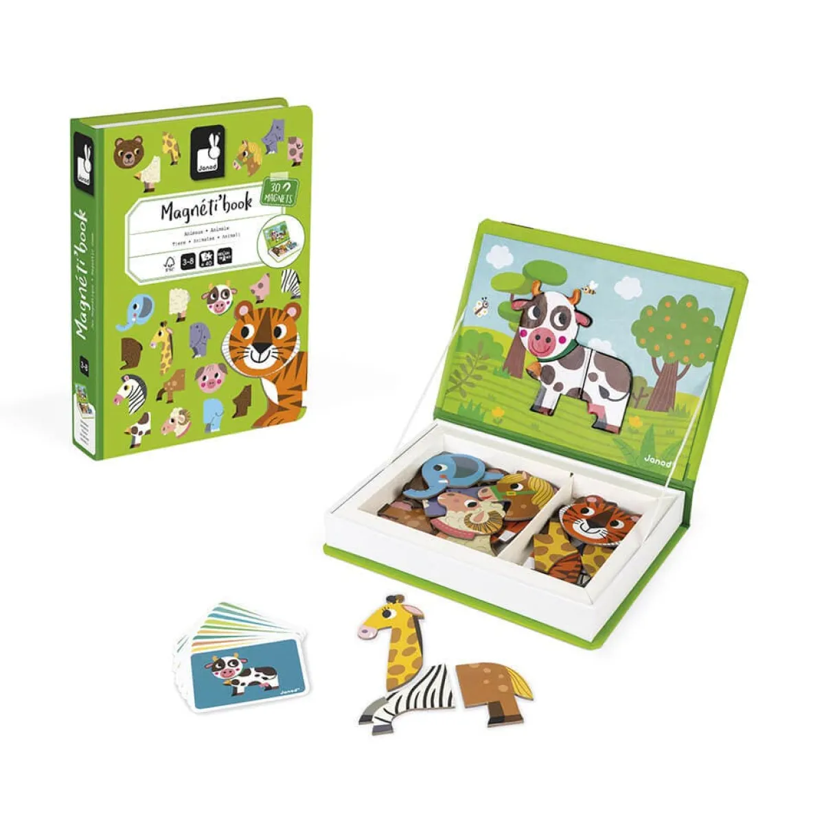 Puzzles|Memory Games-Janod MagnetiBook