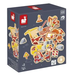 Puzzles|Wooden Toys-Janod Magnets (24 Pieces)