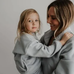 Tees + Sweaters-North Kinder Mama Polar Fleece Zip Sweater