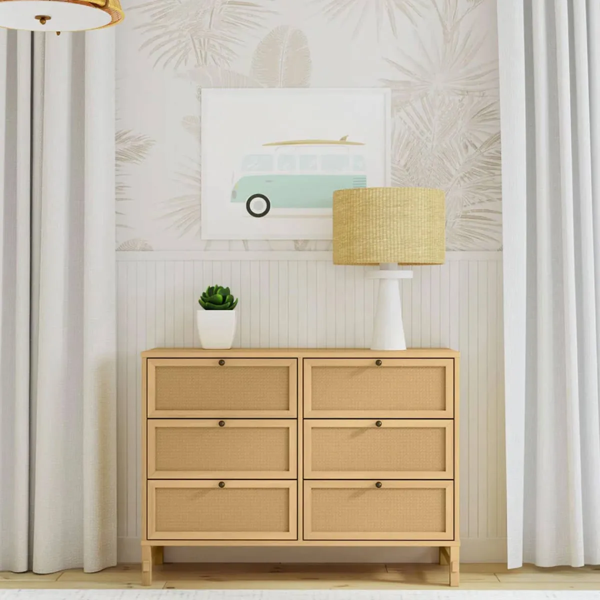 Dressers-DaVinci Margot 6 Drawer Dresser