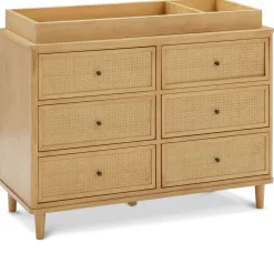 Dressers-Namesake Marin with Cane 6 Drawer Dresser