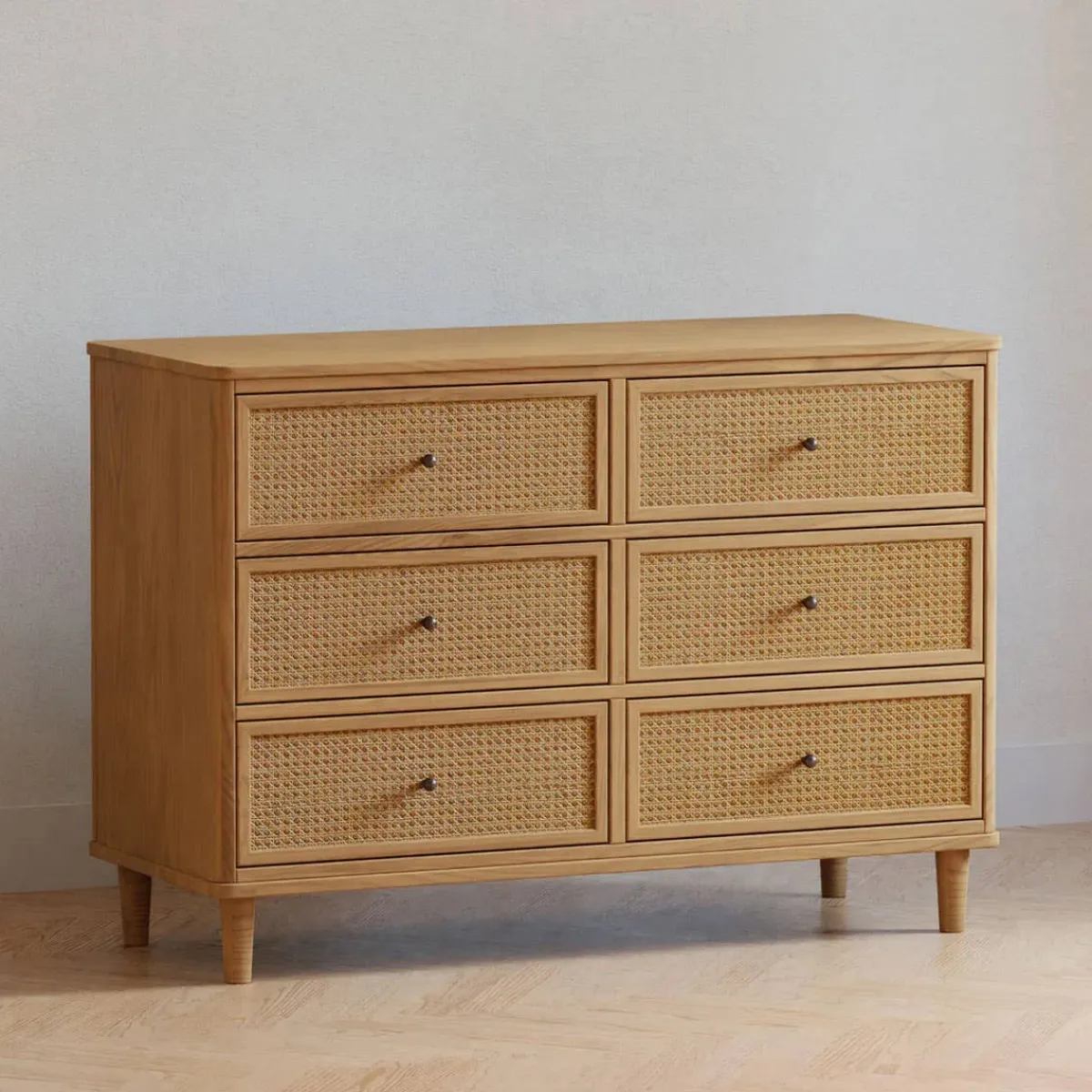 Dressers-Namesake Marin with Cane 6 Drawer Dresser