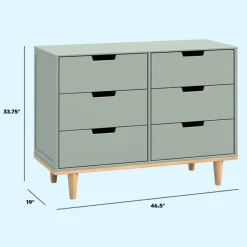 Dressers-DaVinci Marley 6 Drawer Dresser
