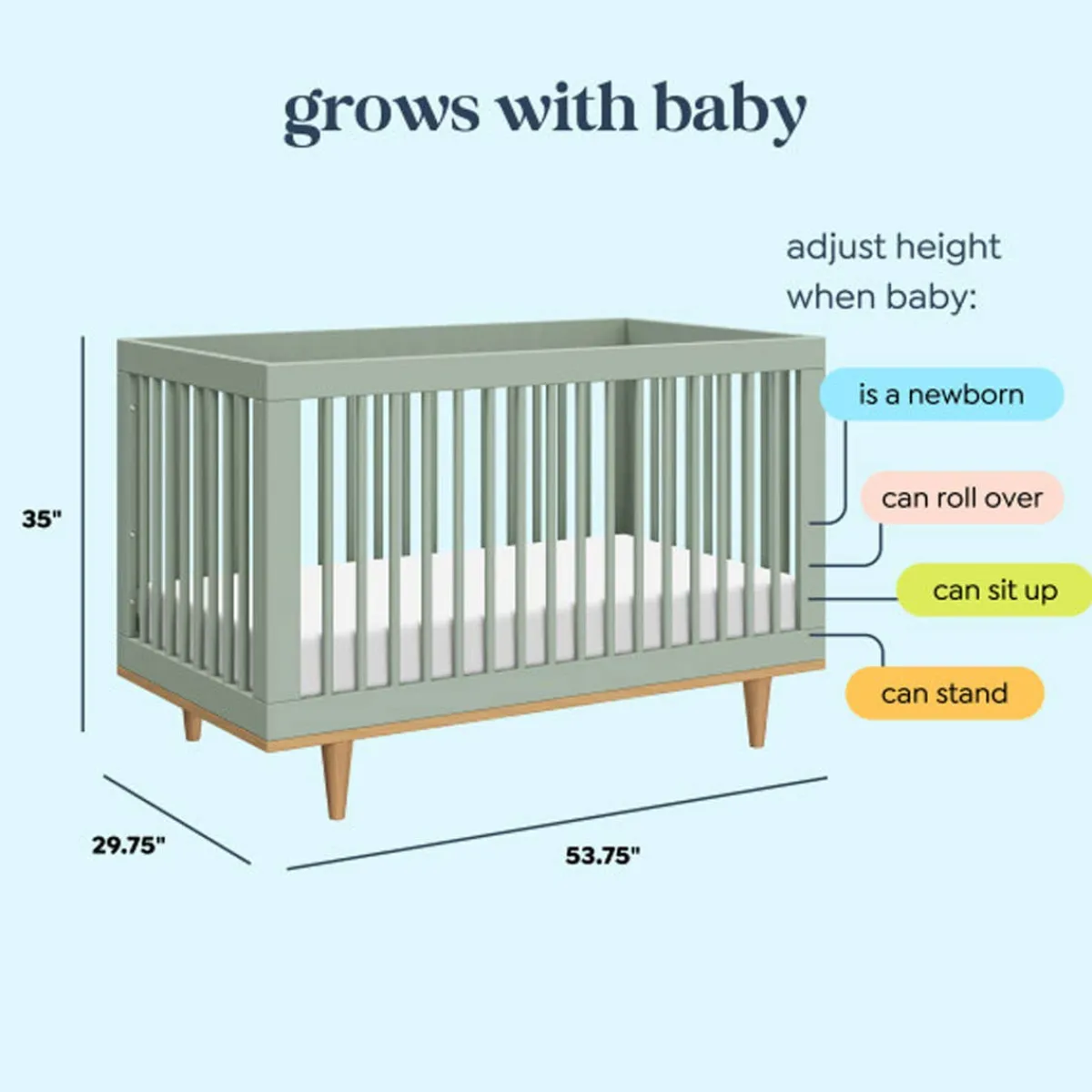 Convertible Cribs-DaVinci Marley 3-in-1 Crib