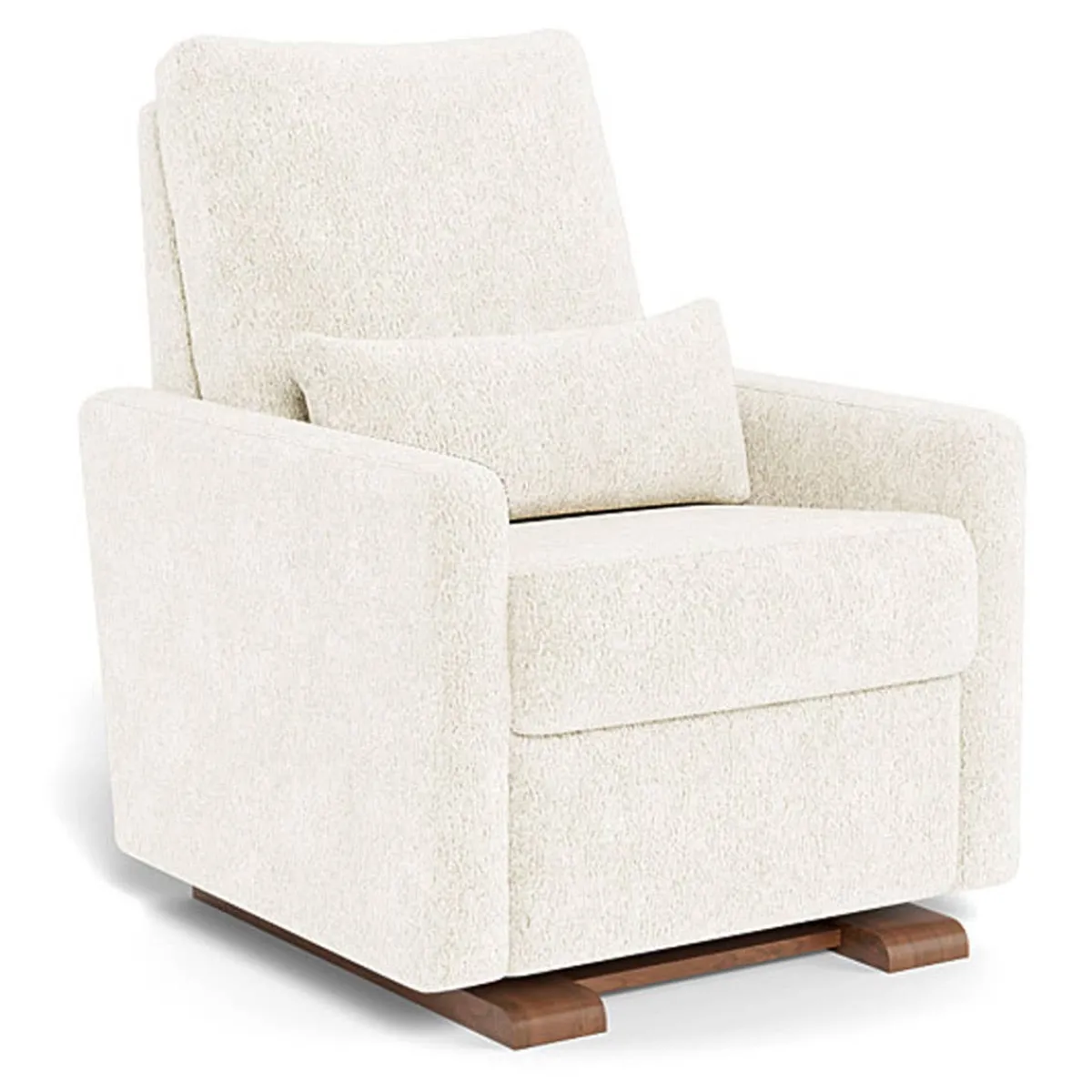 Motorized Gliders|Gliders-Monte Design Matera Glider Motorized Recliner - Faux Sheepskin Fabric